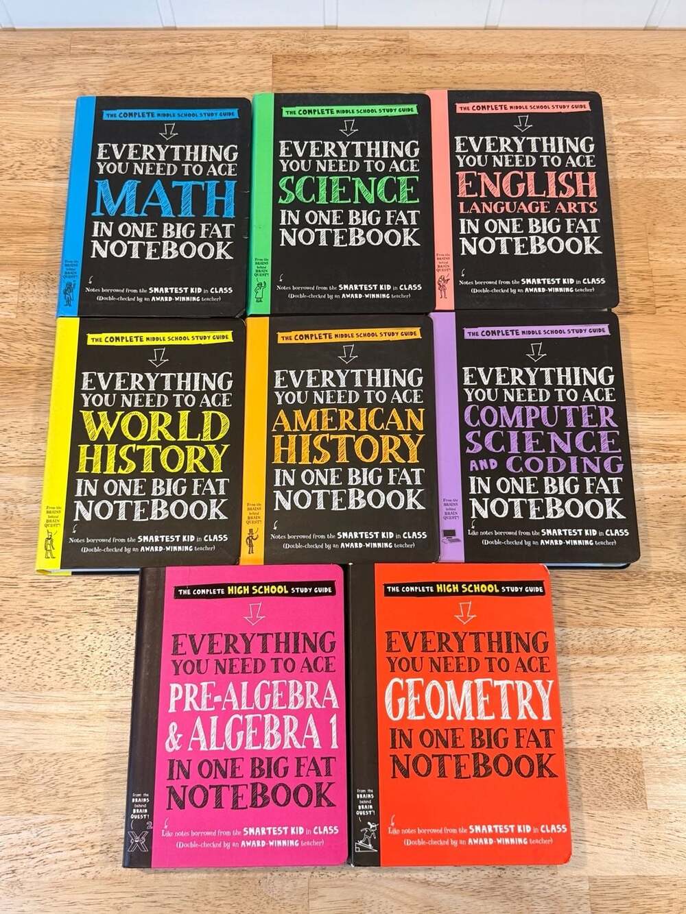 Everything You Need to Ace... Big Fat Notebook 8-Book Set (Middle & High School) - Picture 2 of 5